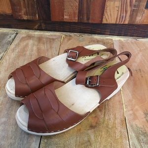 Lotta’s from Stockholm Wooden Clog Sandals